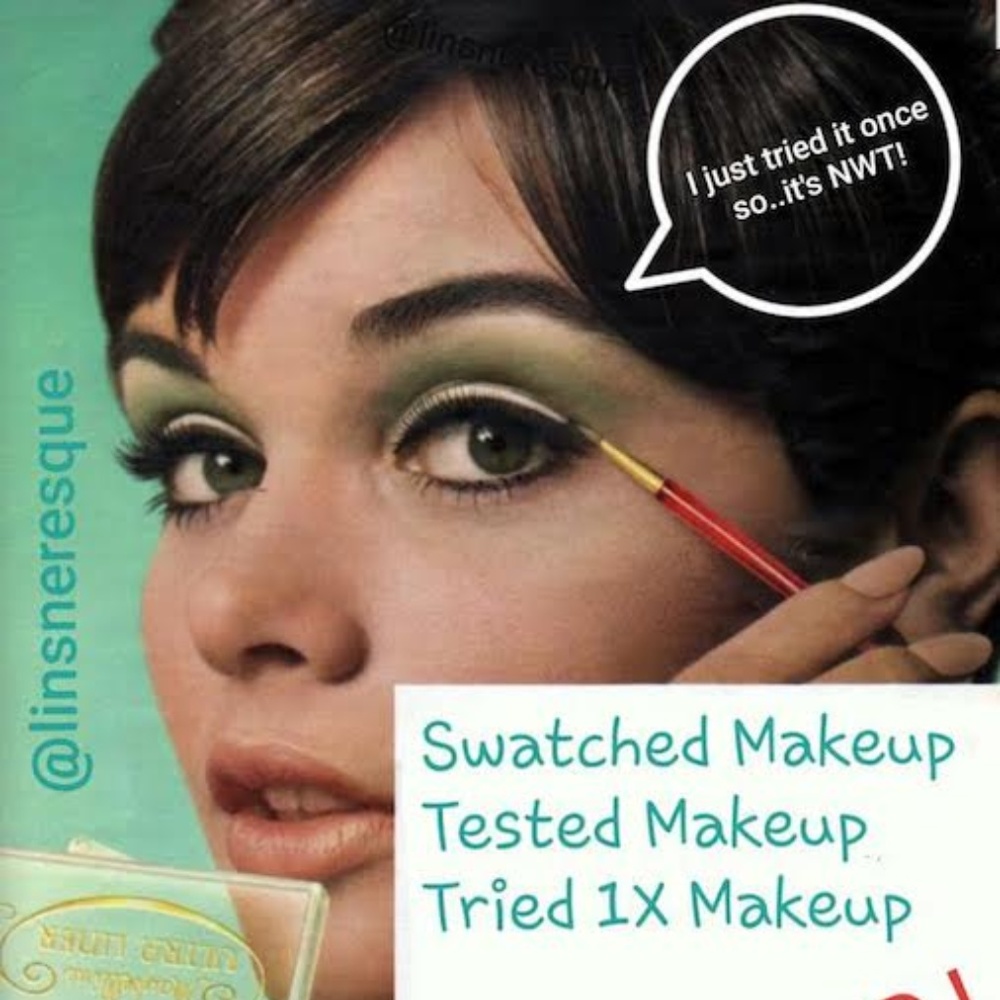 Umm..SWATCHED COSMETICS = USED COSMETICS 🤣😂🤣